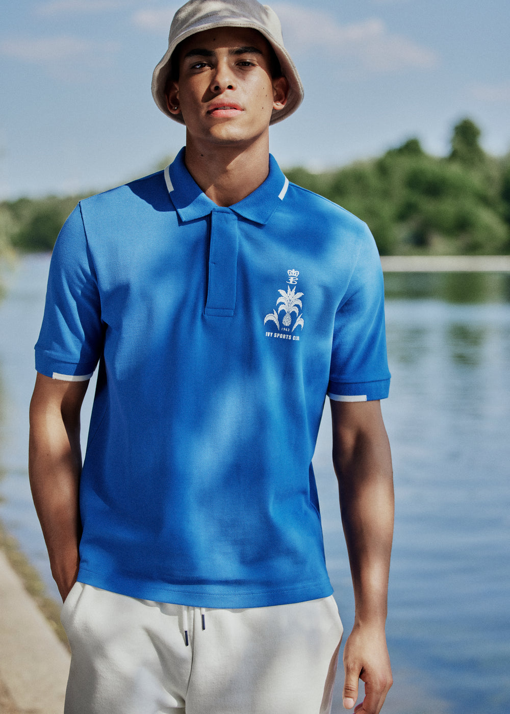 Polos Ben Sherman B by Ben Sherman Sports Club Embroidered Bleu | JOC-14445530